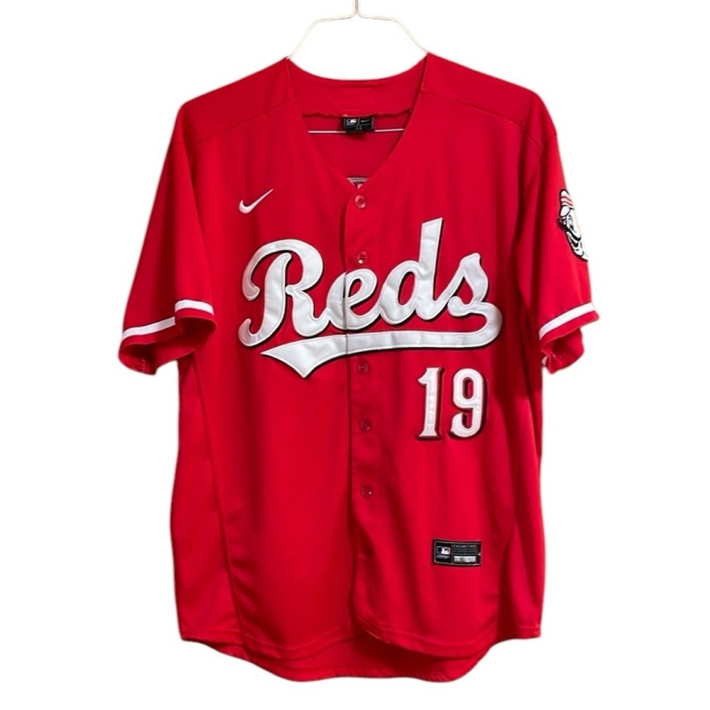 Nike Cincinnati Reds Joe Votto #19 Stitched Baseball Jersey